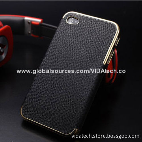 PU-coated Hard PC Case for iPhone 5/iPhone 5S